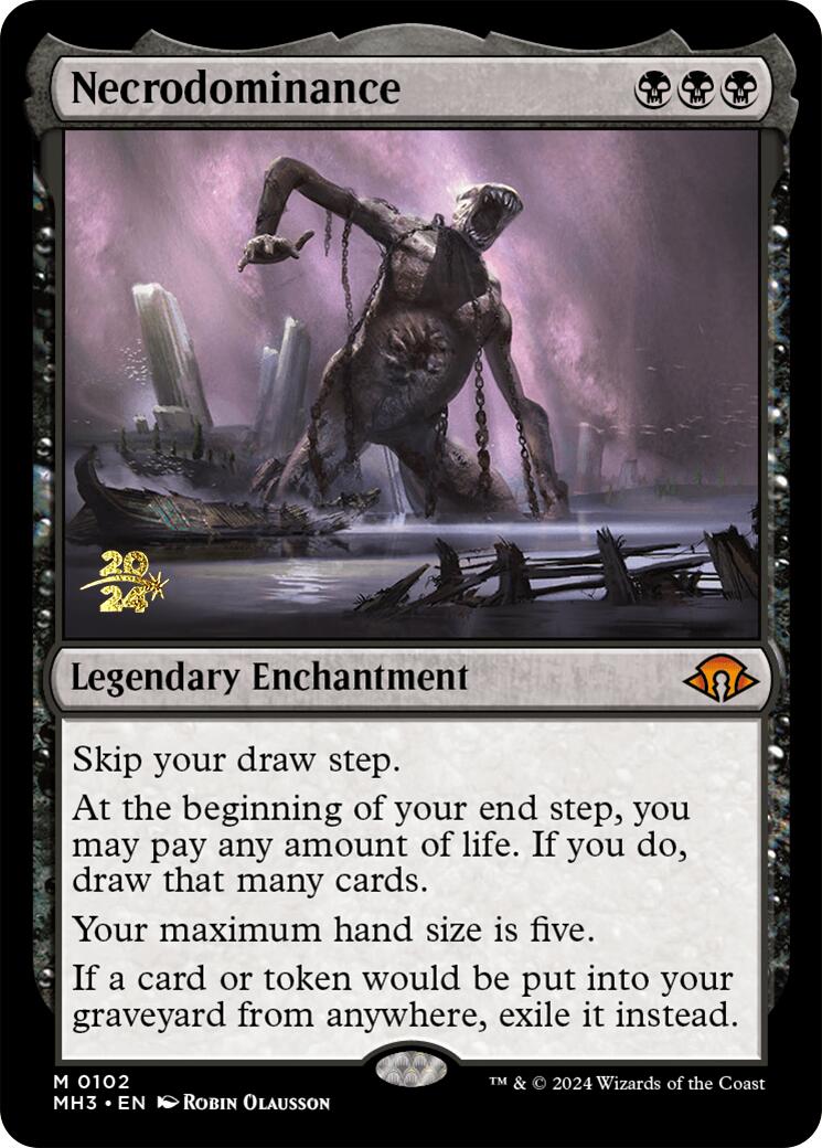 Necrodominance [Modern Horizons 3 Prerelease Promos] | Lots Moore NSW