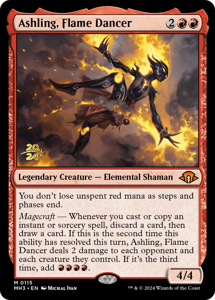Ashling, Flame Dancer [Modern Horizons 3 Prerelease Promos] | Lots Moore NSW