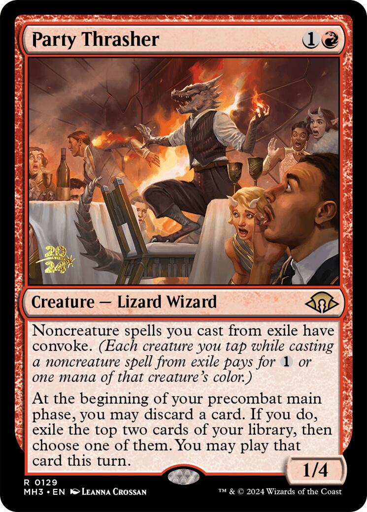 Party Thrasher [Modern Horizons 3 Prerelease Promos] | Lots Moore NSW