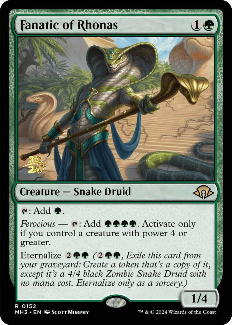 Fanatic of Rhonas [Modern Horizons 3 Prerelease Promos] | Lots Moore NSW