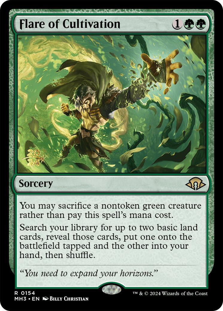 Flare of Cultivation [Modern Horizons 3 Prerelease Promos] | Lots Moore NSW