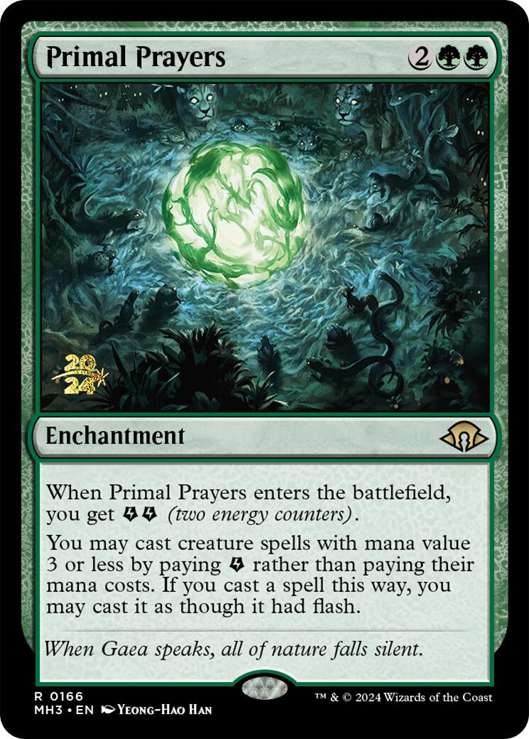 Primal Prayers [Modern Horizons 3 Prerelease Promos] | Lots Moore NSW