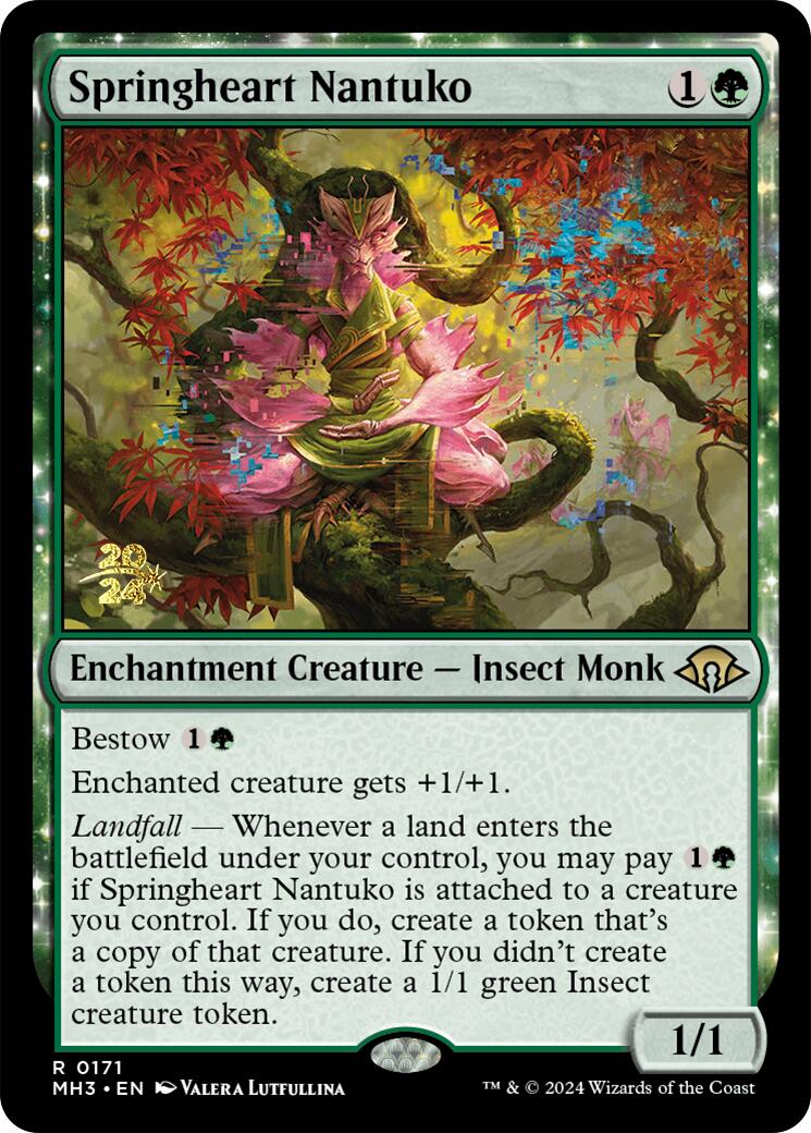 Springheart Nantuko [Modern Horizons 3 Prerelease Promos] | Lots Moore NSW