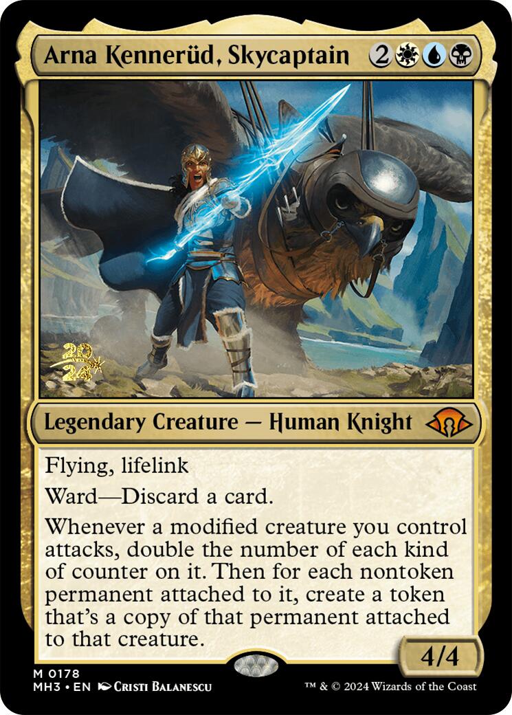 Arna Kennerud, Skycaptain [Modern Horizons 3 Prerelease Promos] | Lots Moore NSW