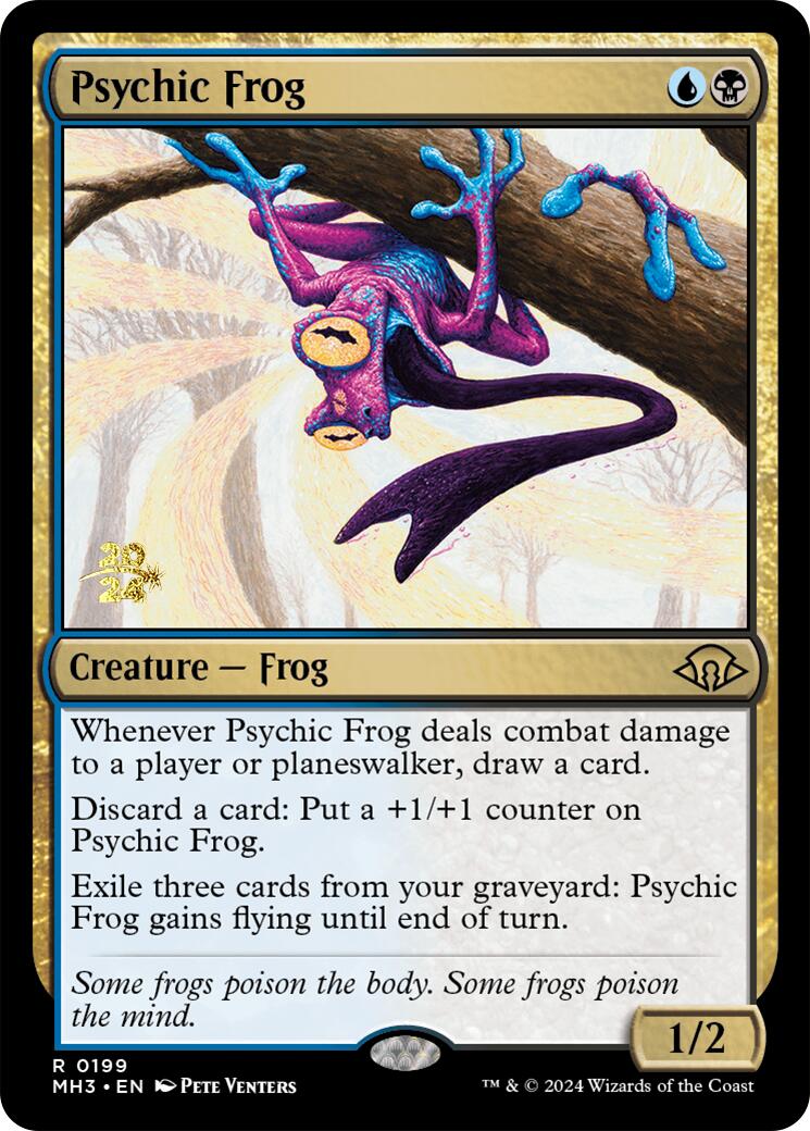 Psychic Frog [Modern Horizons 3 Prerelease Promos] | Lots Moore NSW