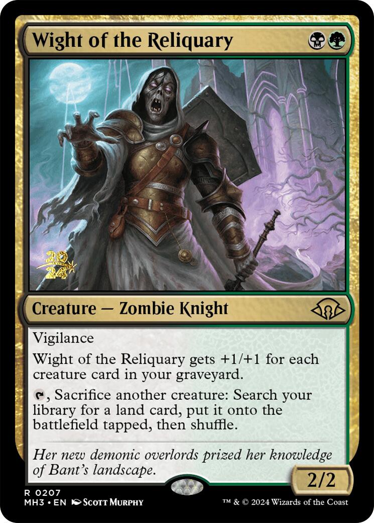 Wight of the Reliquary [Modern Horizons 3 Prerelease Promos] | Lots Moore NSW