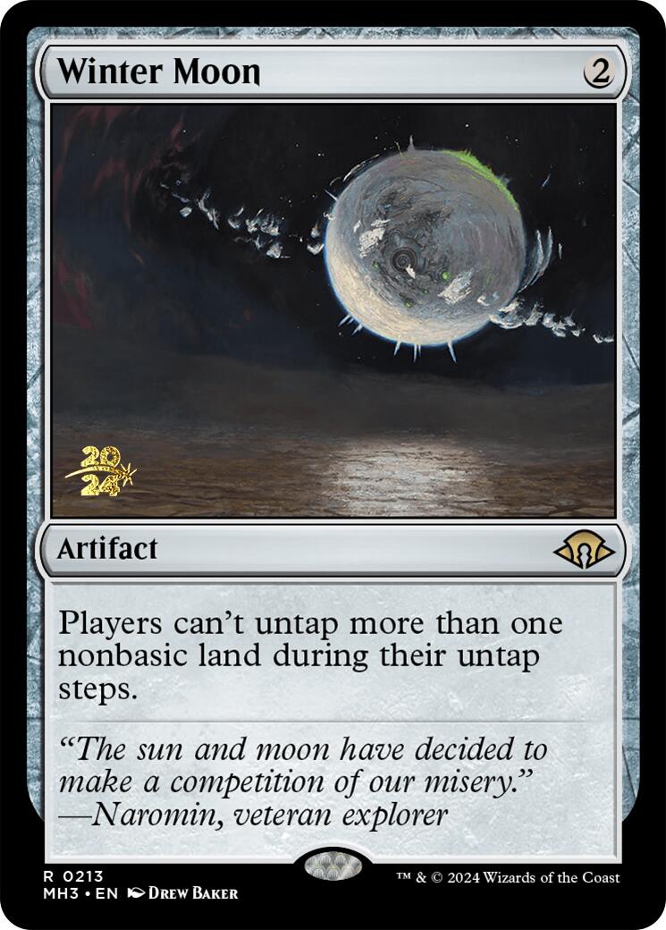 Winter Moon [Modern Horizons 3 Prerelease Promos] | Lots Moore NSW