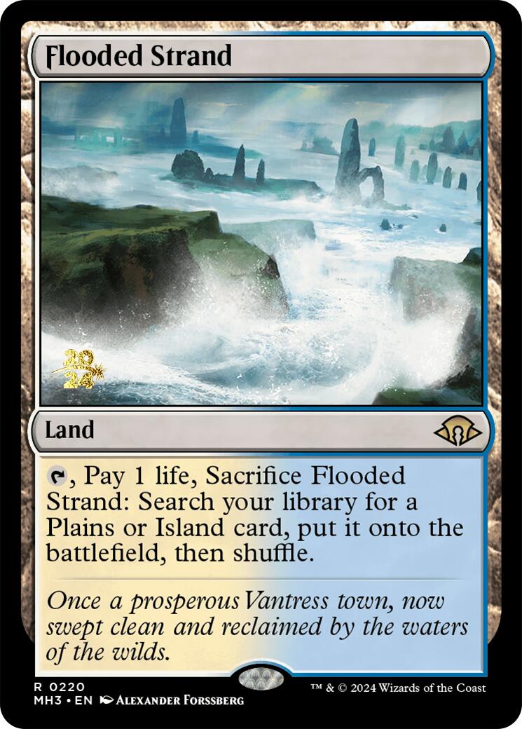 Flooded Strand [Modern Horizons 3 Prerelease Promos] | Lots Moore NSW