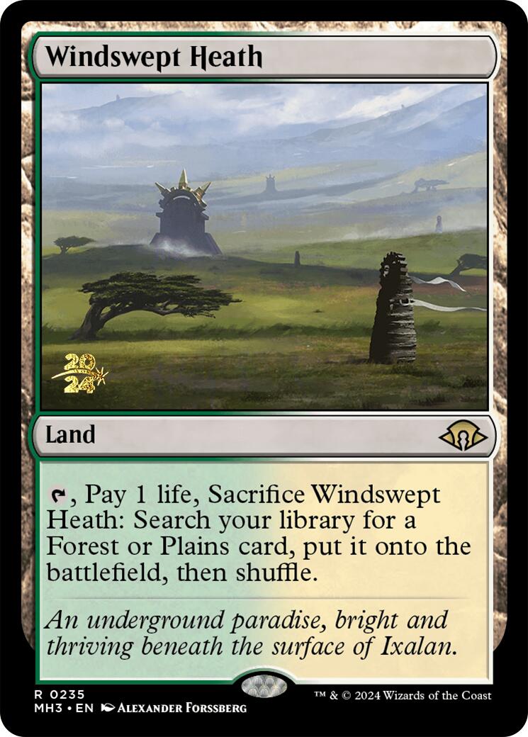 Windswept Heath [Modern Horizons 3 Prerelease Promos] | Lots Moore NSW