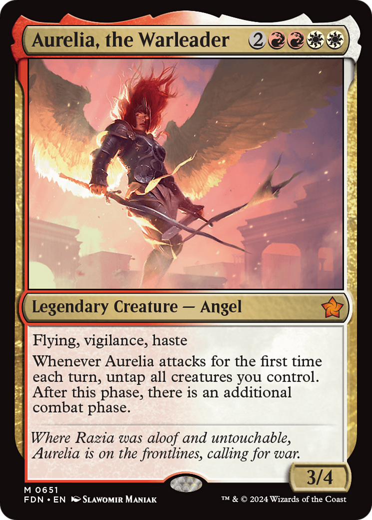 Aurelia, the Warleader [Foundations] | Lots Moore NSW