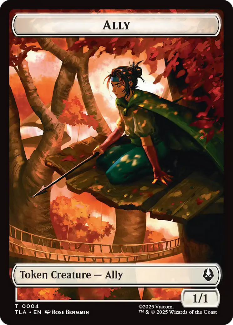 Ally (0004) // Soldier (0011) Double-Sided Token [Avatar: The Last Airbender Tokens] | Lots Moore NSW