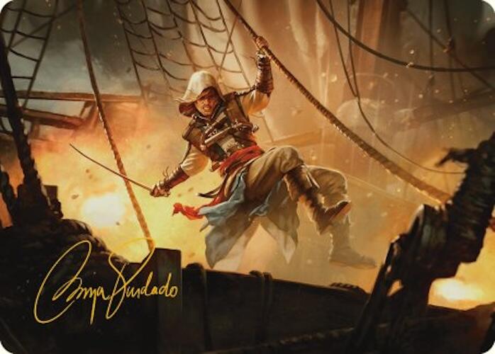 Edward Kenway Art Card (Gold-Stamped Signature) [Assassin's Creed Art Series] | Lots Moore NSW