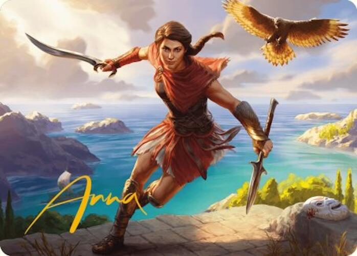 Kassandra, Eagle Bearer Art Card (Gold-Stamped Signature) [Assassin's Creed Art Series] | Lots Moore NSW