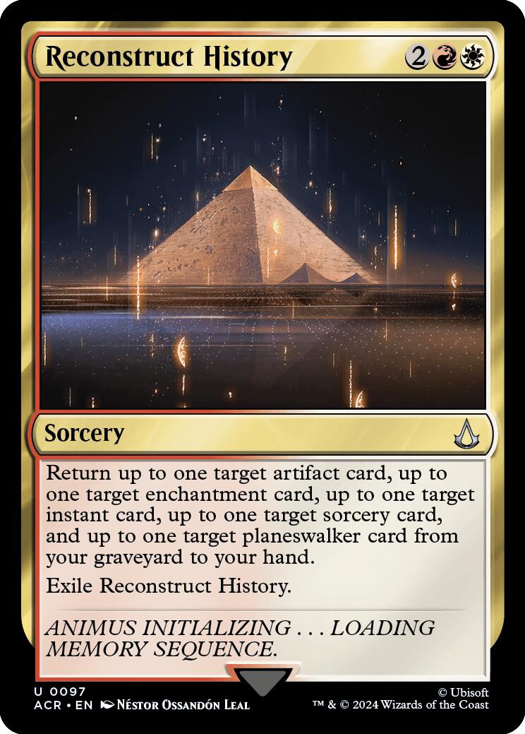 Reconstruct History [Assassin's Creed] | Lots Moore NSW