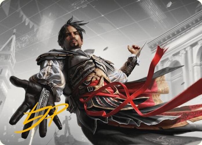 Ezio Auditore da Firenze Art Card (Gold-Stamped Signature) [Assassin's Creed Art Series] | Lots Moore NSW