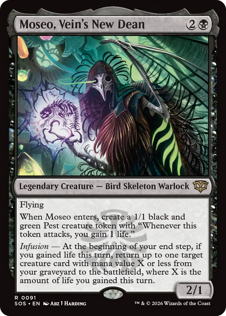 Moseo, Vein's New Dean [Secrets of Strixhaven] Magic: The Gathering | Lots Moore NSW