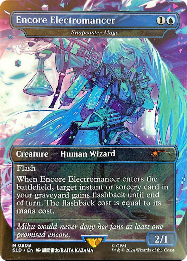 Encore Electromancer - Snapcaster Mage (Rainbow Foil) [Secret Lair Drop Series] | Lots Moore NSW