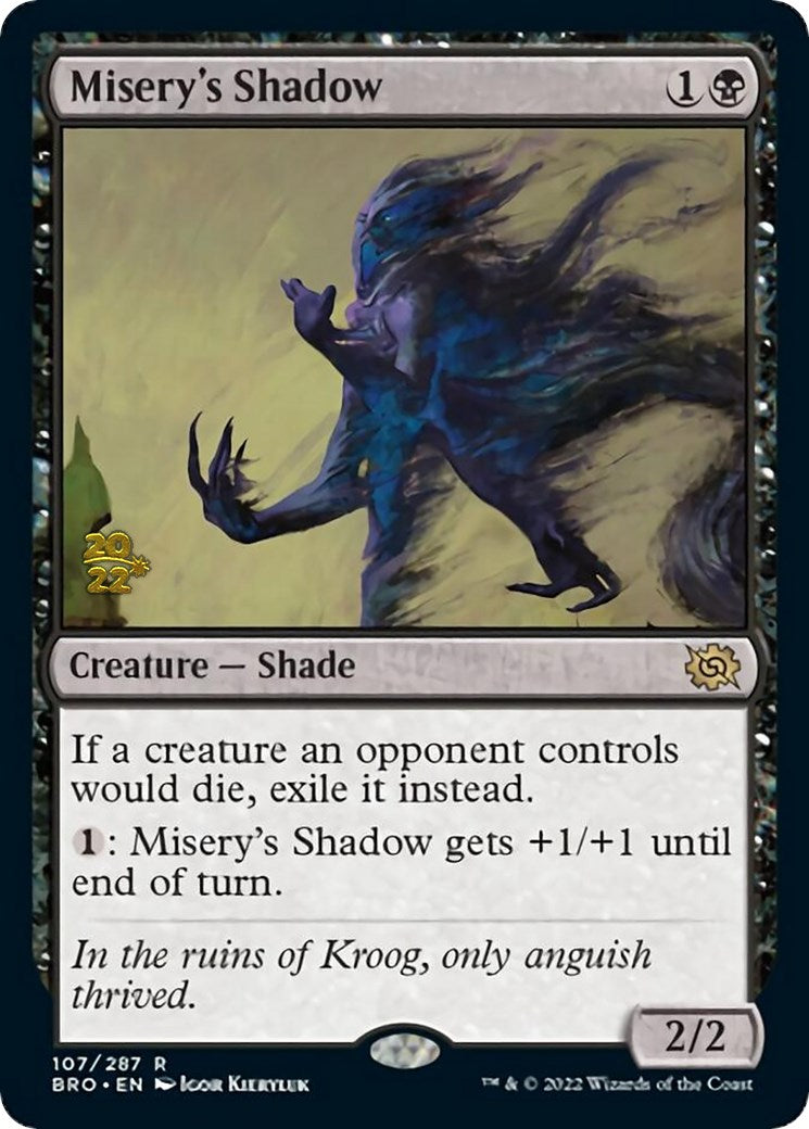 Misery's Shadow [The Brothers' War Prerelease Promos] | Lots Moore NSW