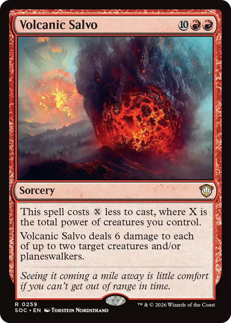 Volcanic Salvo [Secrets of Strixhaven Commander] | Lots Moore NSW