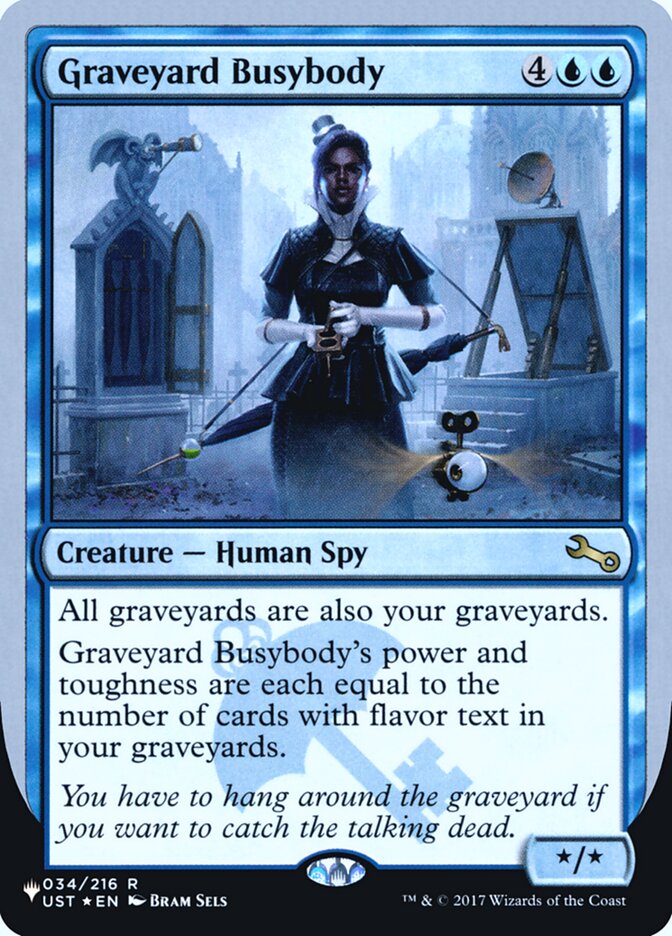 Graveyard Busybody (Unfinity Foil Edition) [The List] | Lots Moore NSW