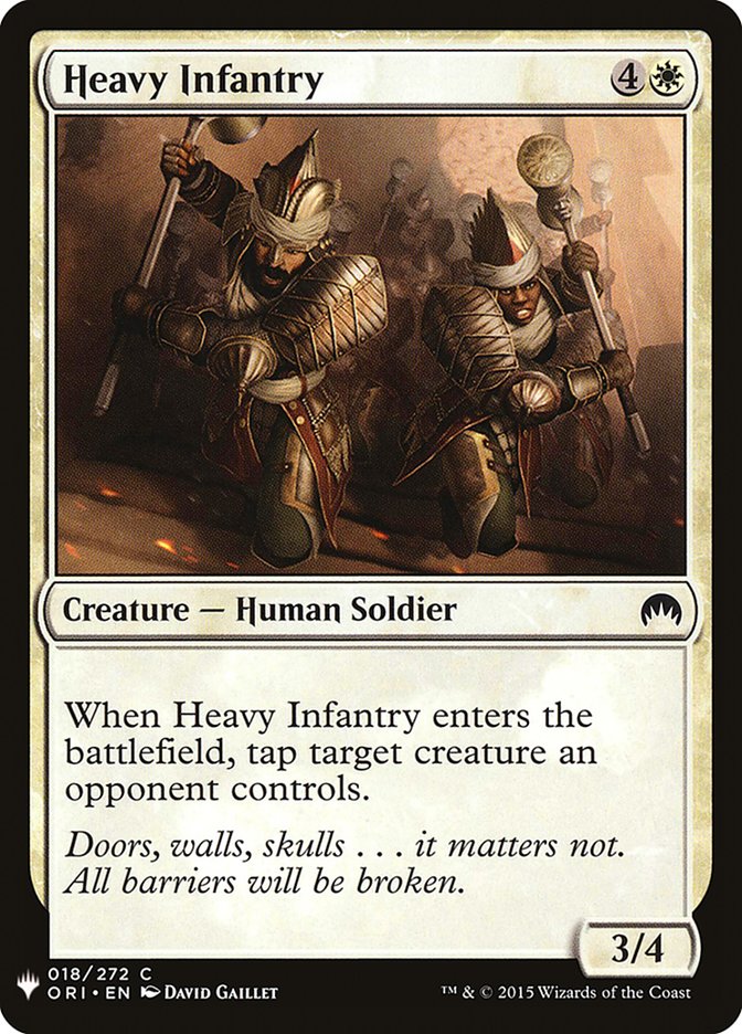 Heavy Infantry [Mystery Booster] | Lots Moore NSW