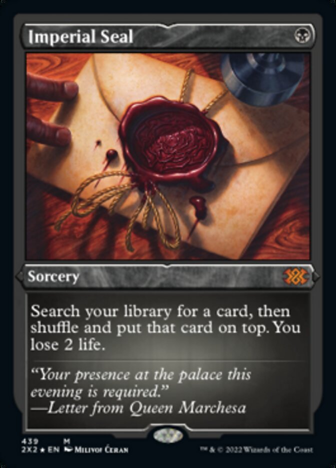 Imperial Seal (Foil Etched) [Double Masters 2022] | Lots Moore NSW