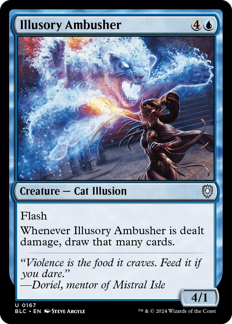 Illusory Ambusher [Bloomburrow Commander] | Lots Moore NSW