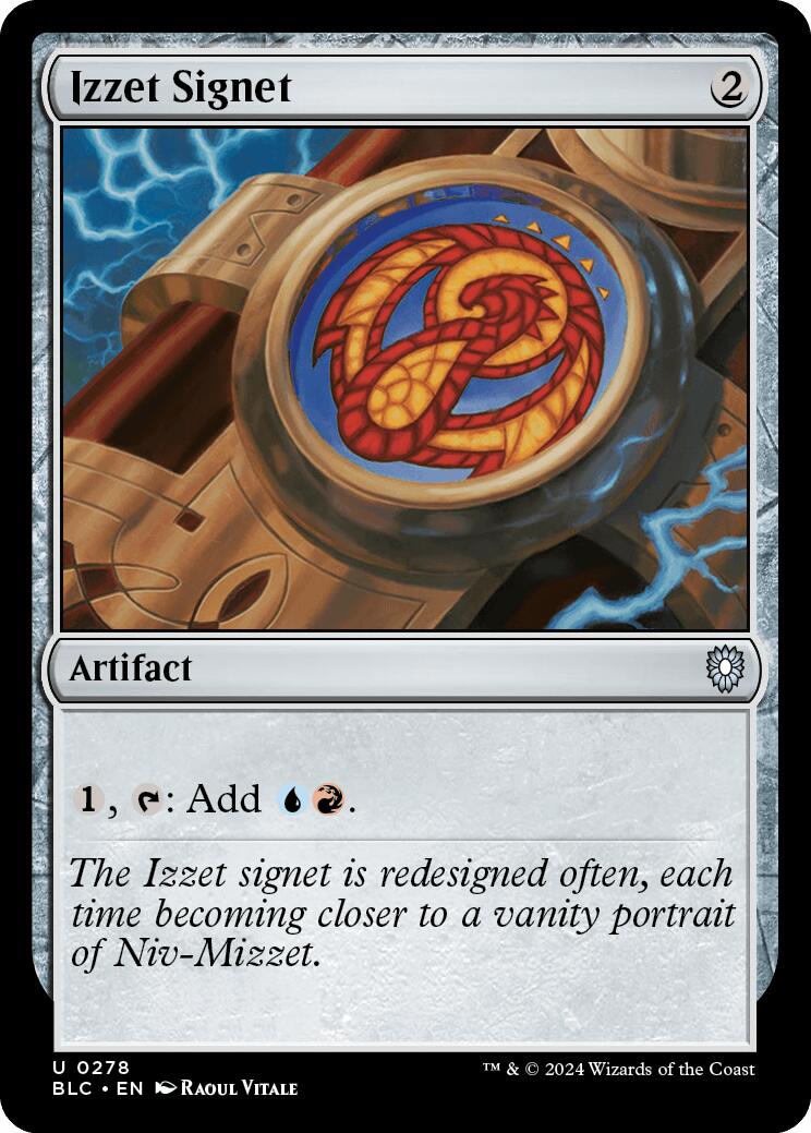 Izzet Signet [Bloomburrow Commander] | Lots Moore NSW