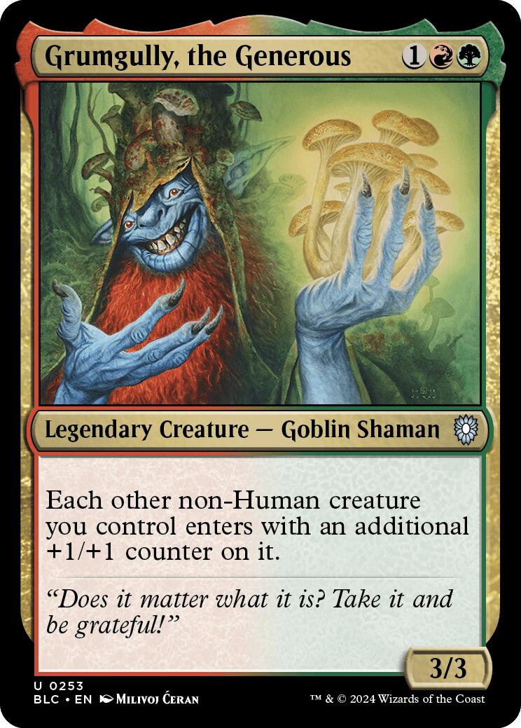 Grumgully, the Generous [Bloomburrow Commander] | Lots Moore NSW