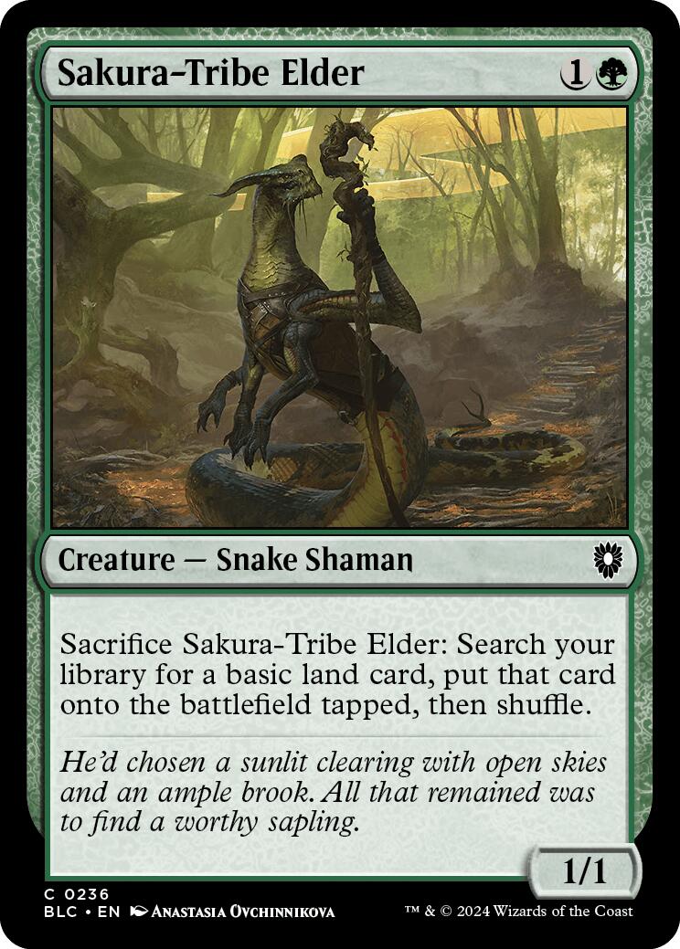 Sakura-Tribe Elder [Bloomburrow Commander] | Lots Moore NSW