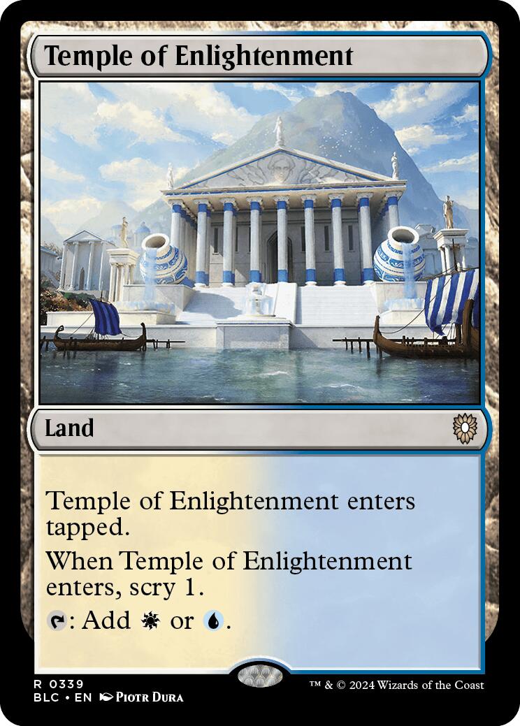 Temple of Enlightenment [Bloomburrow Commander] | Lots Moore NSW