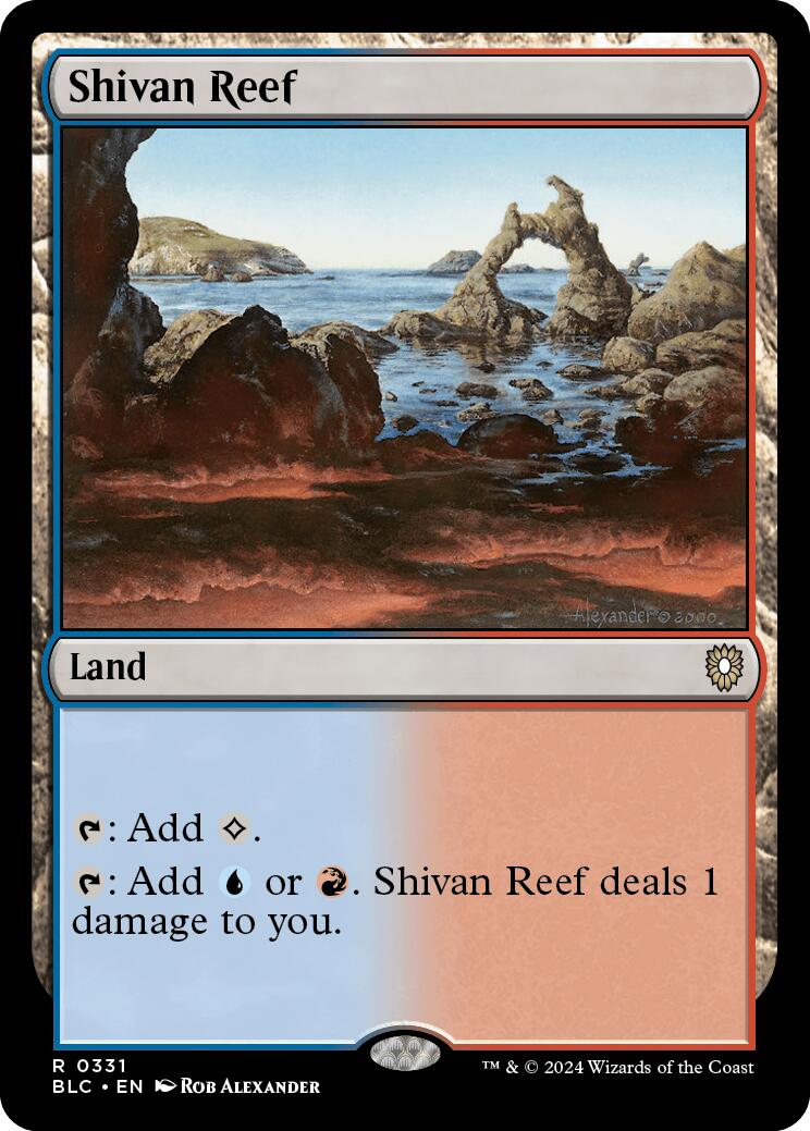 Shivan Reef [Bloomburrow Commander] | Lots Moore NSW