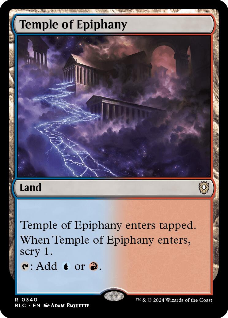 Temple of Epiphany [Bloomburrow Commander] | Lots Moore NSW