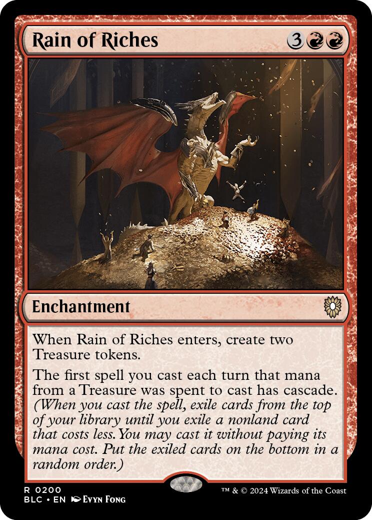 Rain of Riches [Bloomburrow Commander] | Lots Moore NSW