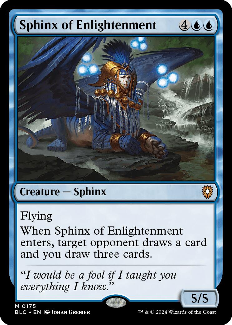 Sphinx of Enlightenment [Bloomburrow Commander] | Lots Moore NSW