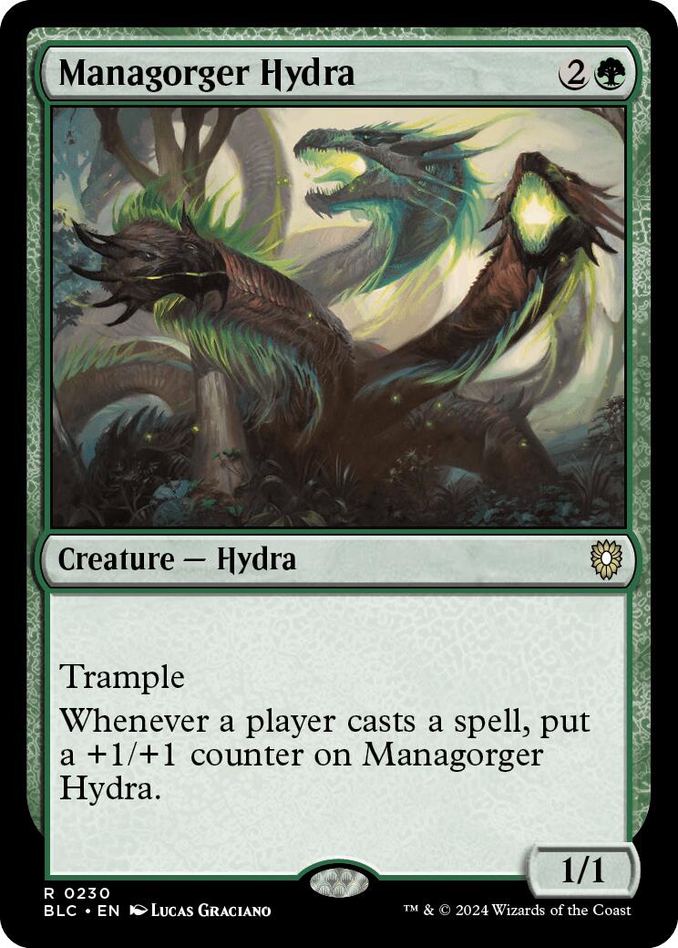 Managorger Hydra [Bloomburrow Commander] | Lots Moore NSW