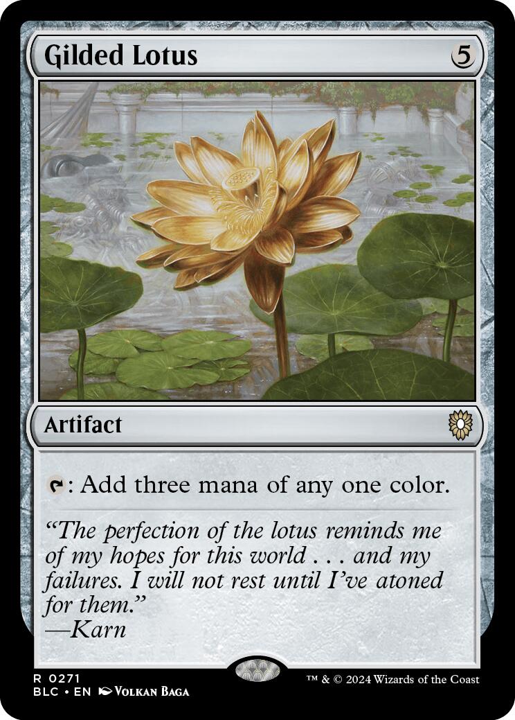 Gilded Lotus [Bloomburrow Commander] | Lots Moore NSW