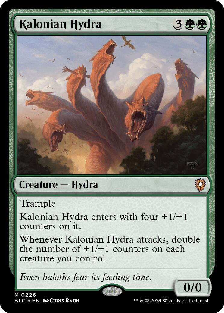 Kalonian Hydra [Bloomburrow Commander] | Lots Moore NSW