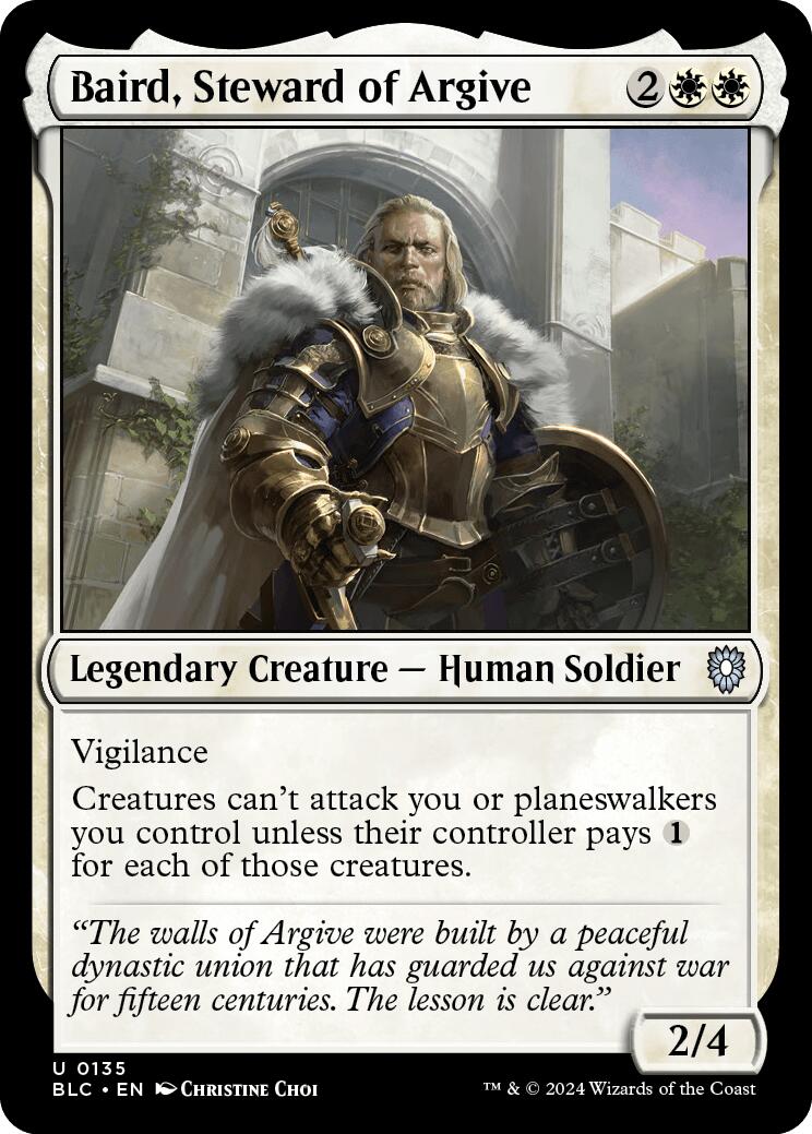 Baird, Steward of Argive [Bloomburrow Commander] | Lots Moore NSW