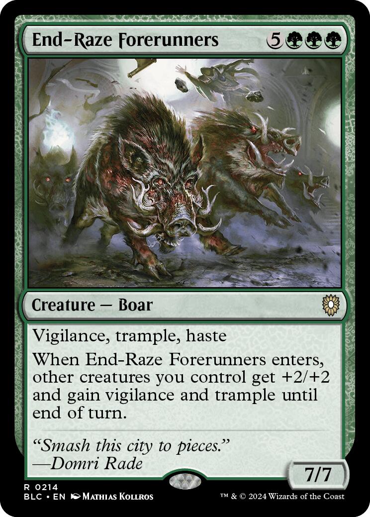 End-Raze Forerunners [Bloomburrow Commander] | Lots Moore NSW