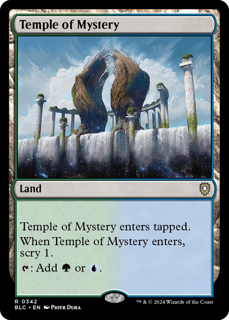 Temple of Mystery [Bloomburrow Commander] | Lots Moore NSW