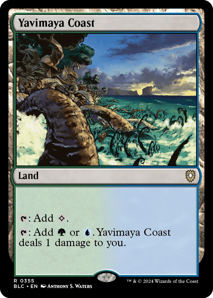 Yavimaya Coast [Bloomburrow Commander] | Lots Moore NSW