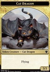 Cat Dragon // Dragon (006) Double-Sided Token [Commander 2017 Tokens] | Lots Moore NSW