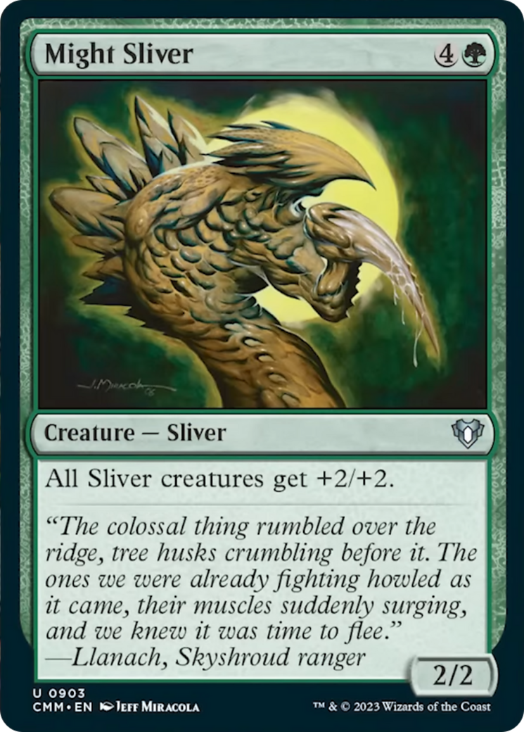 Might Sliver [Commander Masters] | Lots Moore NSW