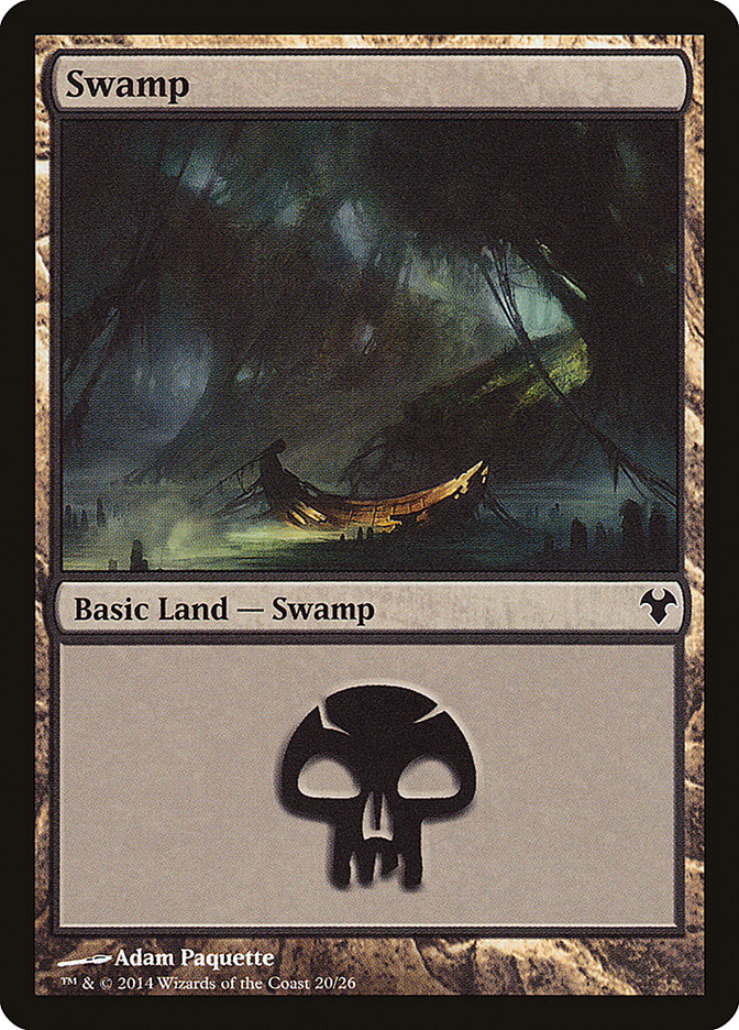 Swamp (20) [Modern Event Deck 2014] | Lots Moore NSW