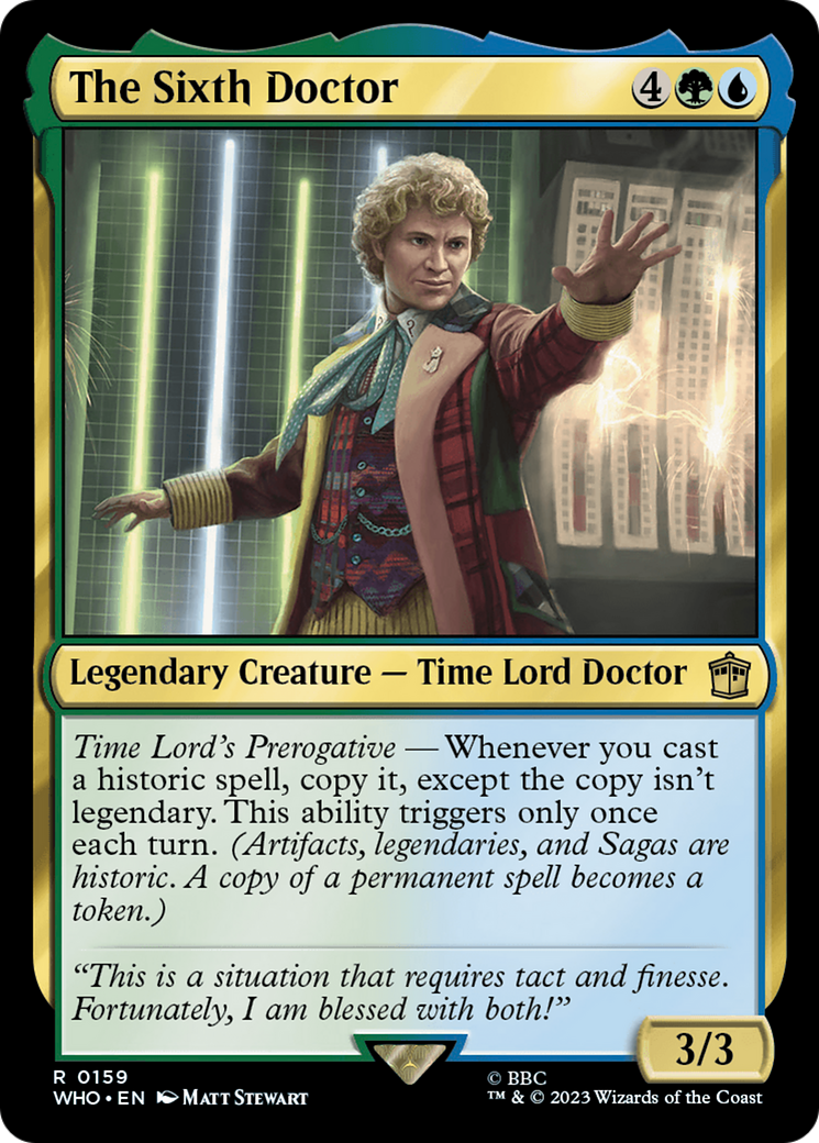 The Sixth Doctor [Doctor Who] | Lots Moore NSW