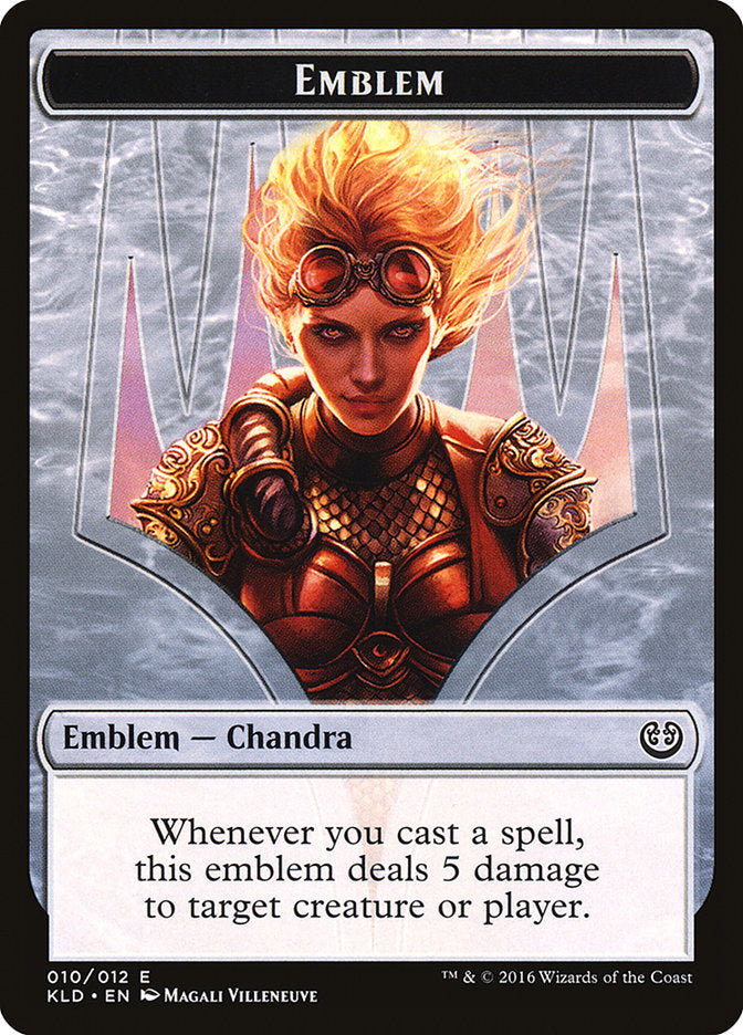 Chandra, Torch of Defiance Emblem [Kaladesh Tokens] | Lots Moore NSW