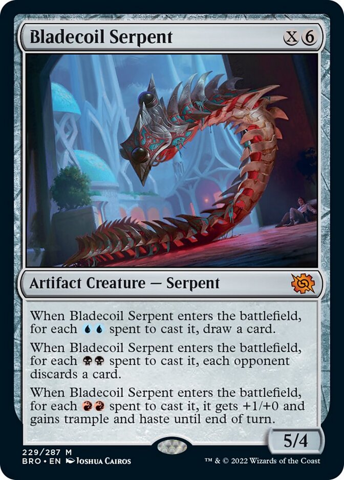 Bladecoil Serpent (Promo Pack) [The Brothers' War Promos] | Lots Moore NSW