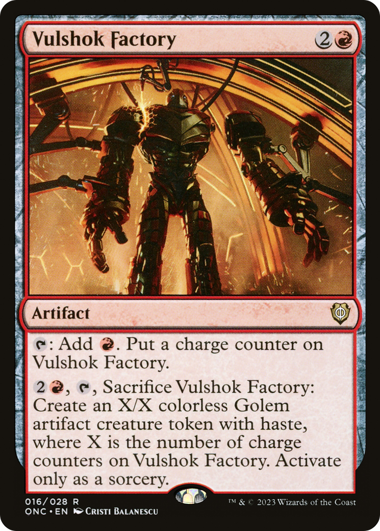 Vulshok Factory [Phyrexia: All Will Be One Commander] | Lots Moore NSW