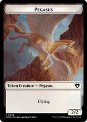 Copy (54) // Pegasus Double-Sided Token [Commander Masters Tokens] | Lots Moore NSW